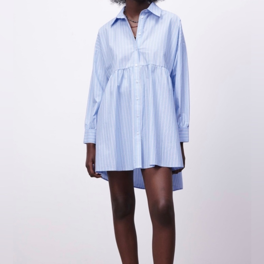 Zara Striped shirt Dress